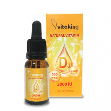 D3 vitamin csepp 2000NE (10ml - 320 csepp) - Vitaking