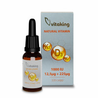 D3+K2+K1 vitamin csepp 2000NE+25µg+450µg (10ml - 160 adag) - Vitaking