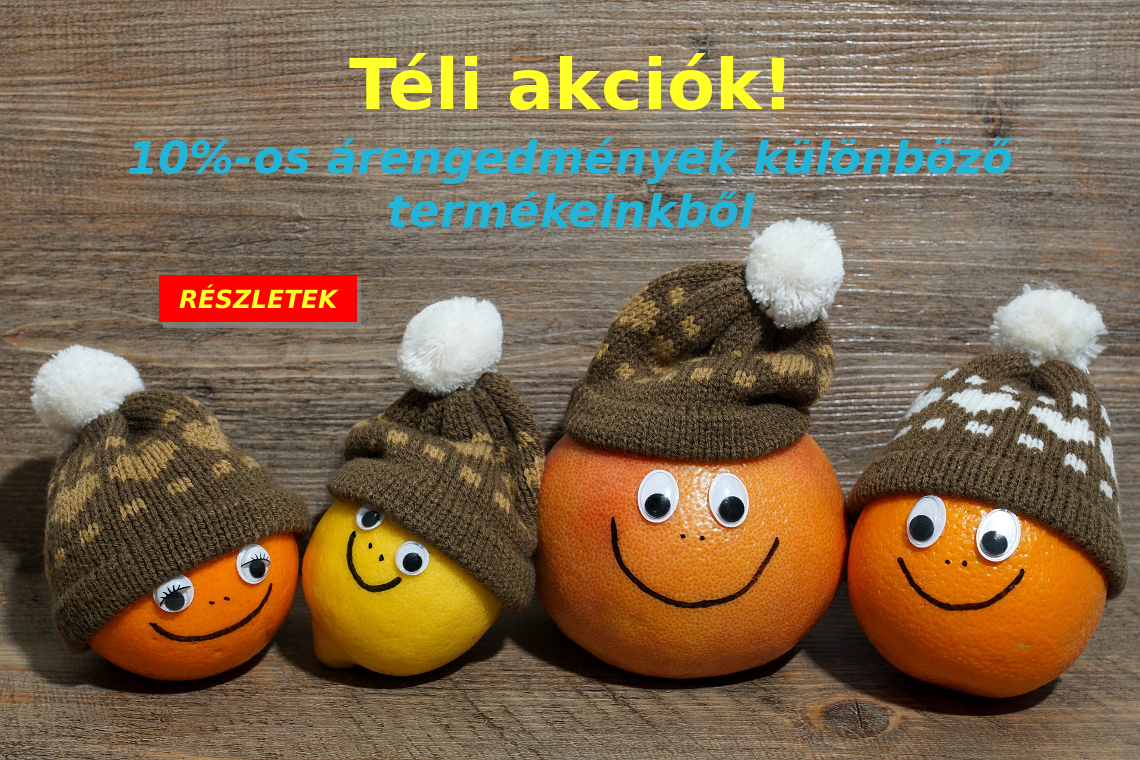 Téli akciók! 10%-os árengedmények Téli akciók! 10%-os árengedmények